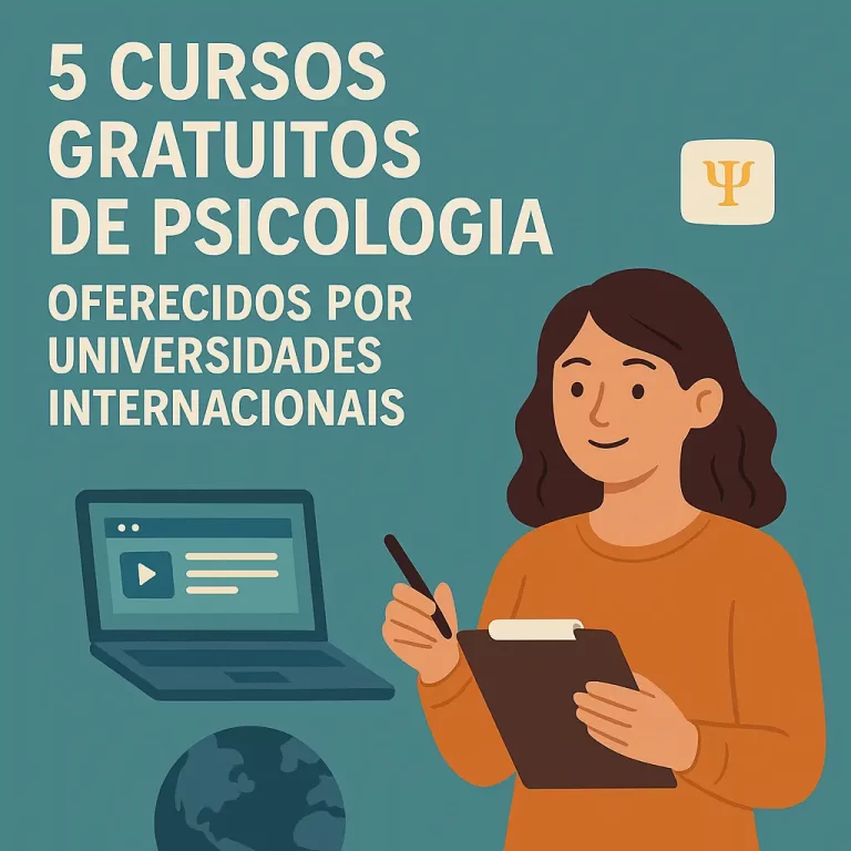 5 cursos gratuitos de Psicologia oferecidos por Universidades Internacionais